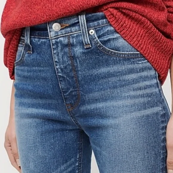 J. Crew 9” Demi-boot Cropped Jeans - Picture 3 of 8